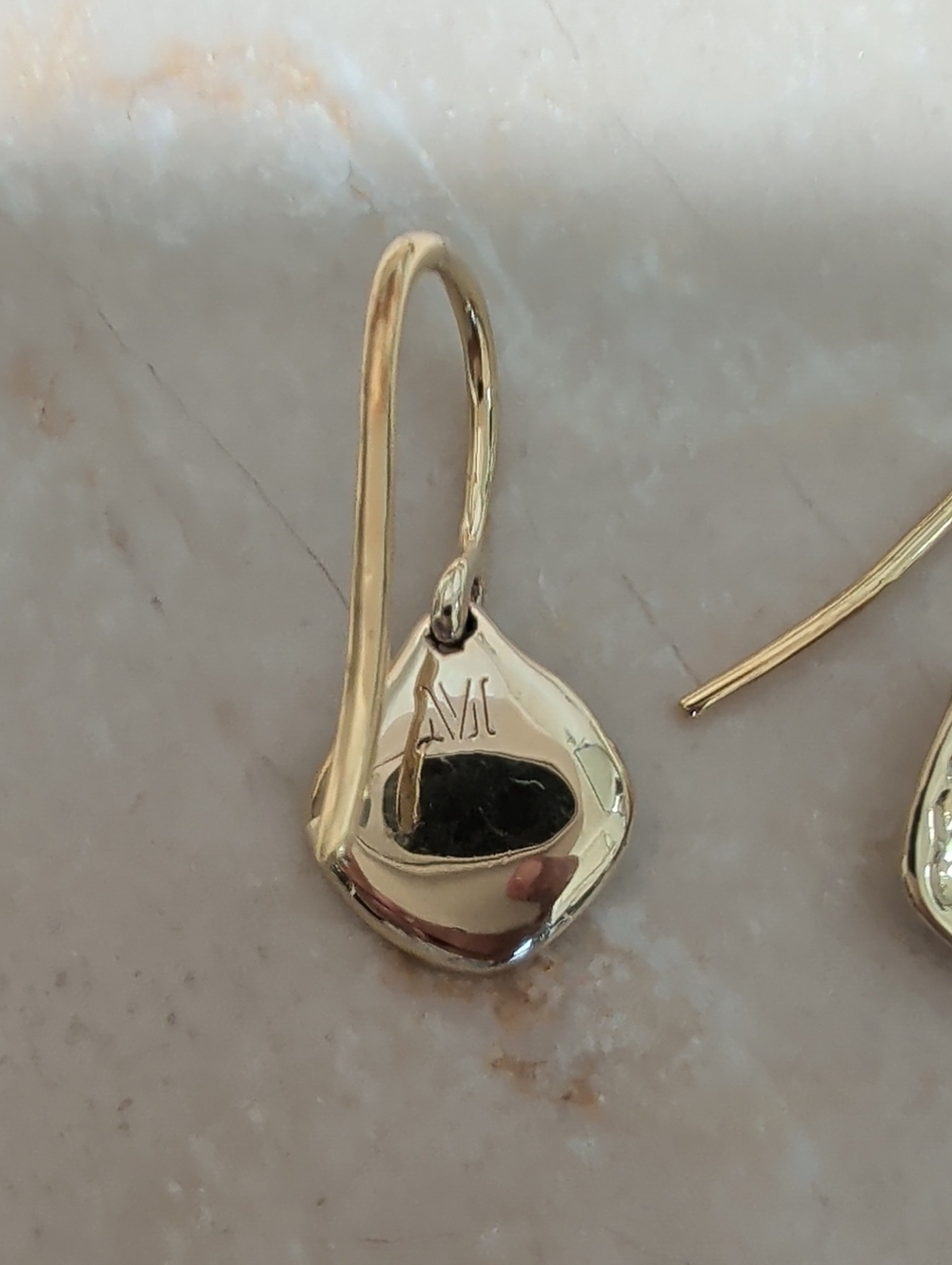 MONICA VINADER Gold and Silver Drop Earrings - Picture 3 of 3